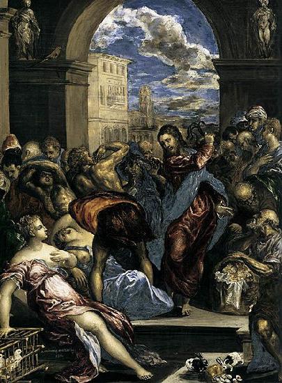 El Greco The Purification of the Temple oil painting picture